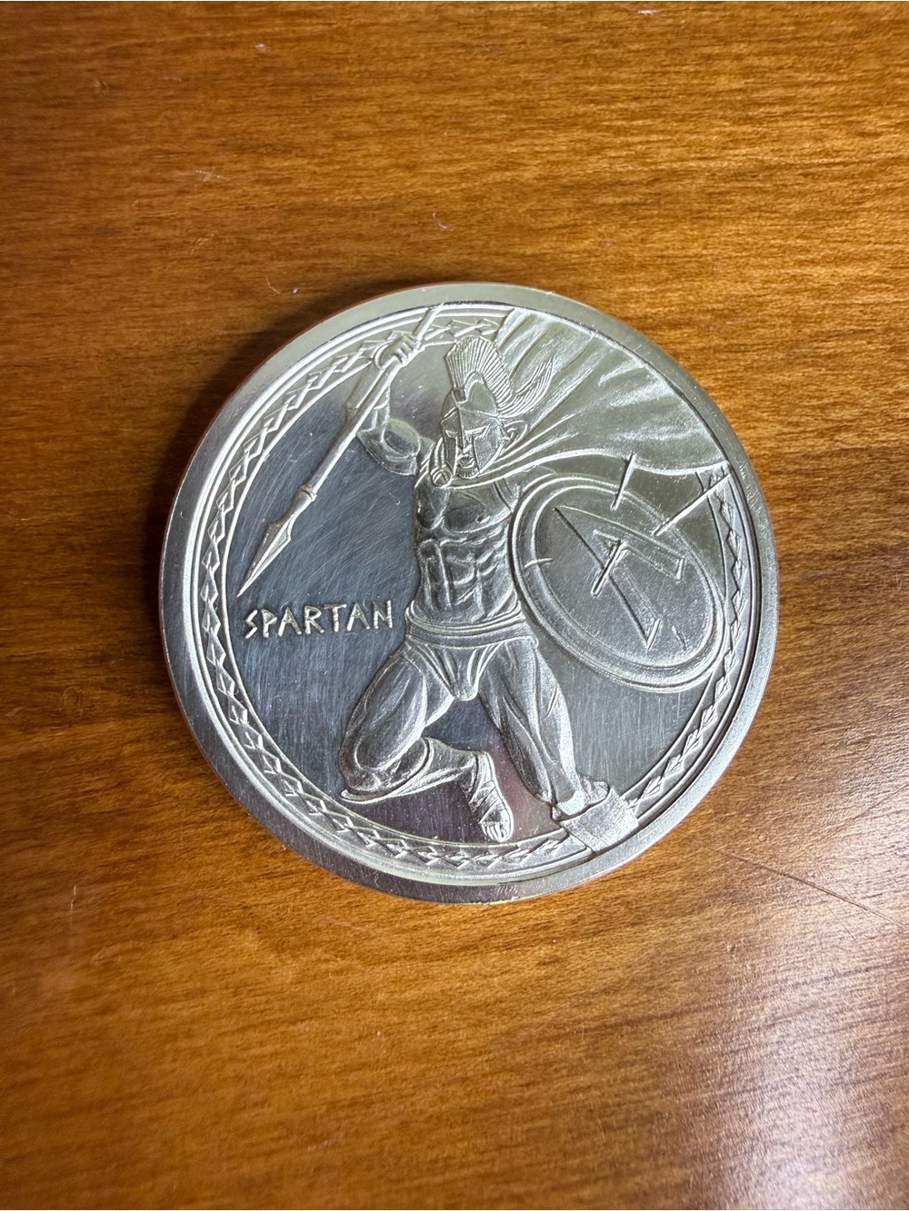 Golden State mint Spartan Warrior RARE collector coin Troy oz .999 fine silver